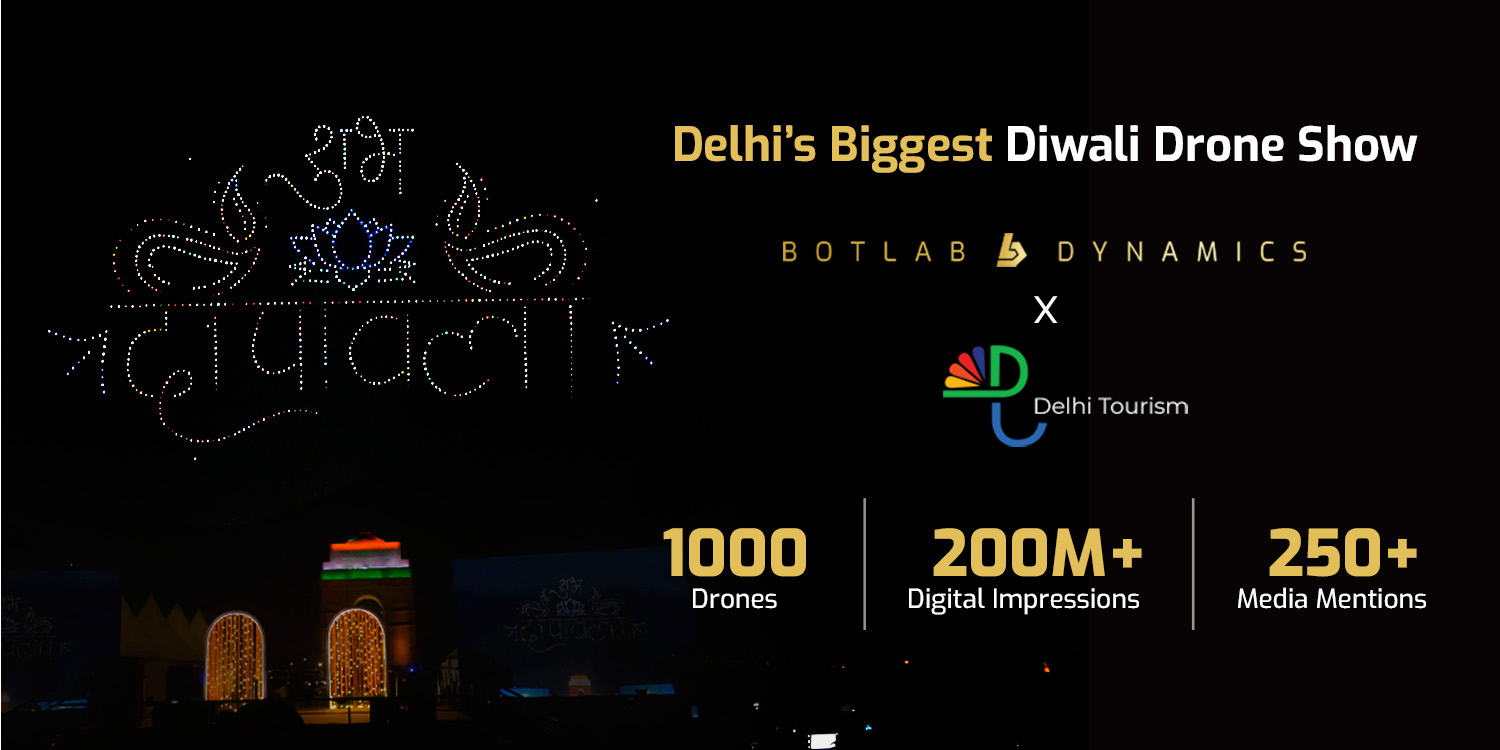 Delhi Diwali Drone Show | Botlab Dynamics
